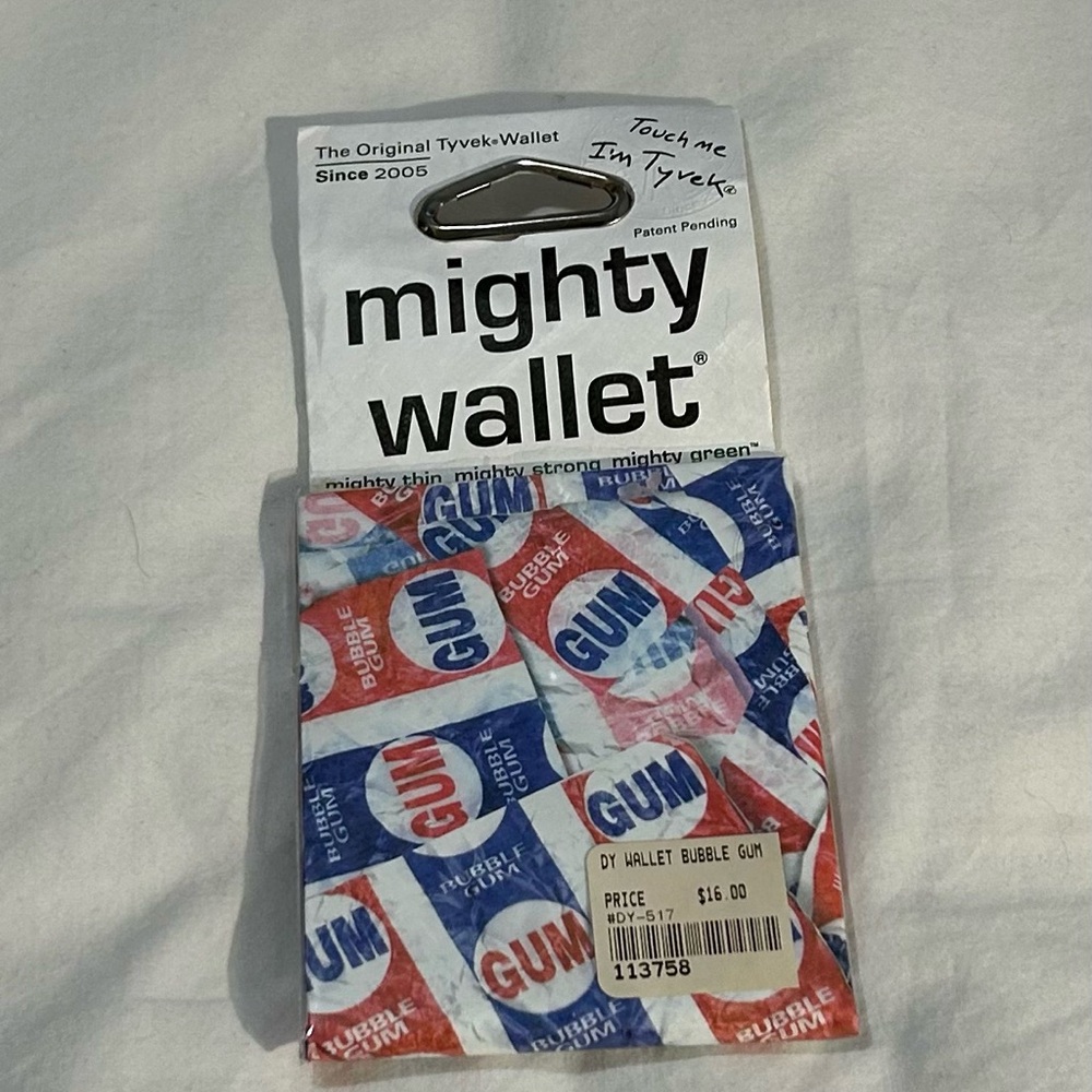 MIGHTY WALLET, Gum design